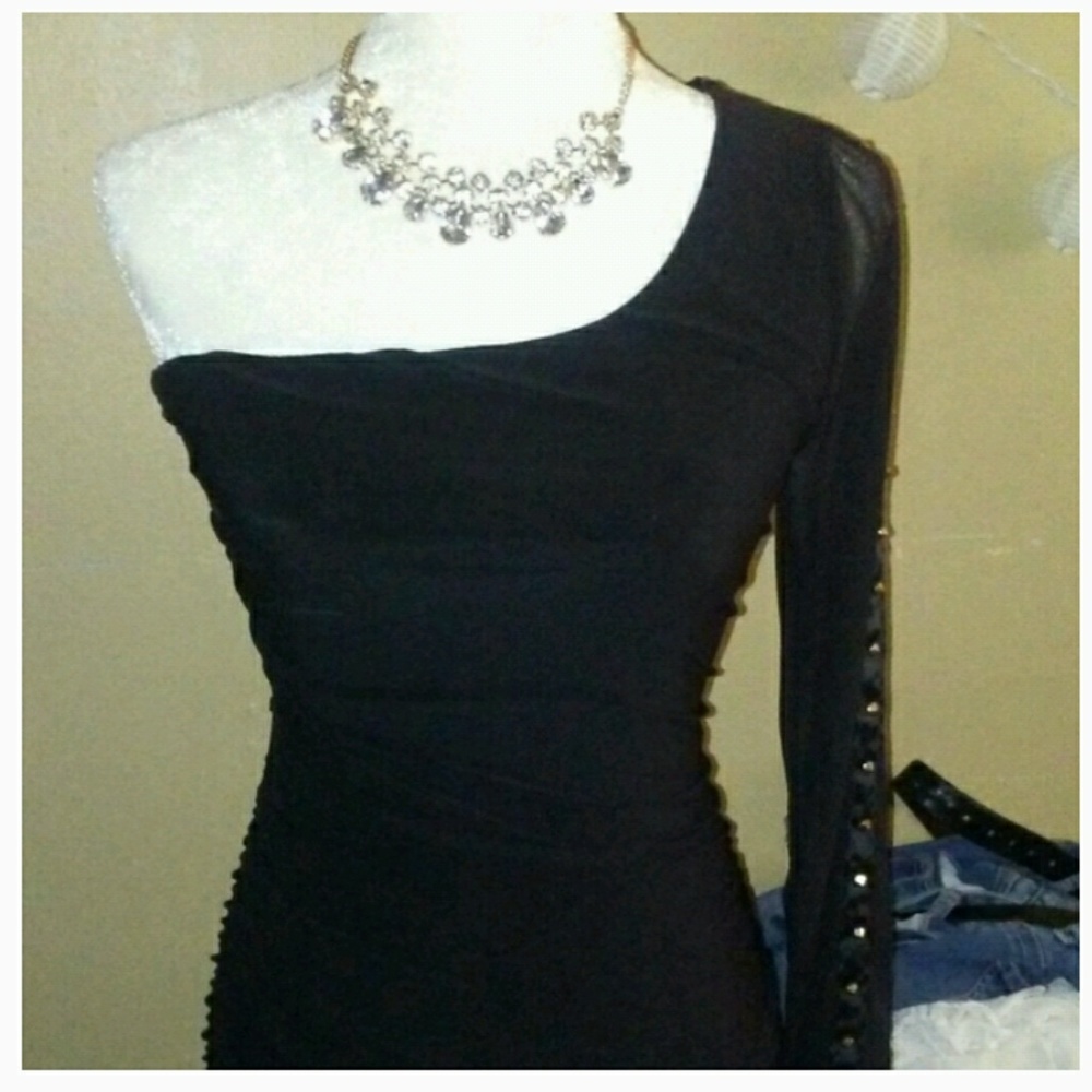 Half Shoulder Dress